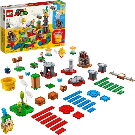 LEGO Super Mario Master Your Adventure Maker Set 71380 Building Kit; Collectible Gift Toy Playset for Creative Kids, New 2021 (366 Pieces), only $42.99