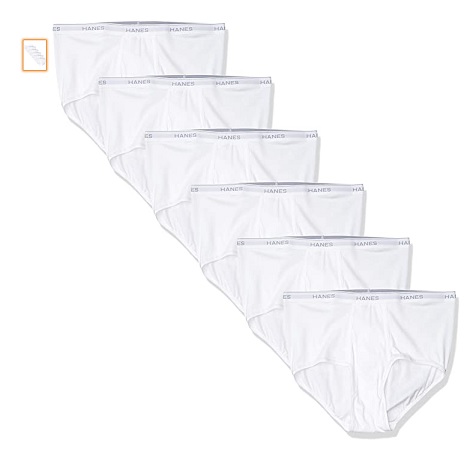 Hanes Men's No Ride Up Briefs with ComfortSoft Waistband, only $9.98