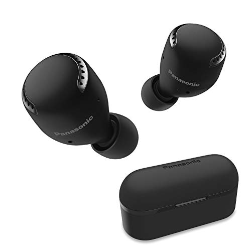 Panasonic RZ-S500W降噪耳机 True Wireless Earbuds, Noise Cancelling Bluetooth Headphones, IPX4 Water Resistant and Compatible with Alexa, Charging Case Included - RZ-S500W (Black), Only $77.99