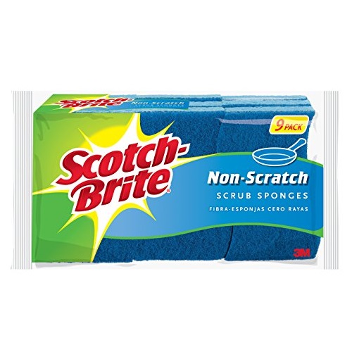 Scotch-Brite Non-Scratch Scrub Sponge, 9-Sponges, List Price is $7.55, Now Only $5.53, You Save $2.02 (27%)
