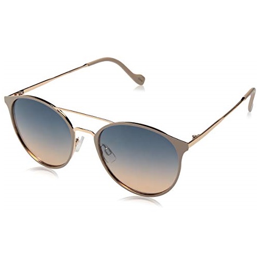 Jessica Simpson J5564 Aviator Graceful Round Metal UV Protective Sunglasses | Wear All-Year | The Gift of Glam, 60 mm, Nude & Rose Gold, List Price is $45, Now Only $16.20, You Save $27.00 (60%)