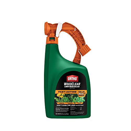 Ortho WeedClear Lawn Weed Killer Ready to Spray - Weed Killer for Lawns, Crabgrass Killer, Also Kills Chickweed, Dandelion, Clover & More,, 32 oz.,Only $7