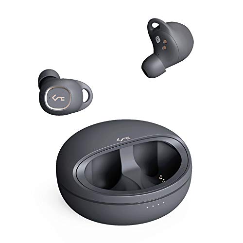 AUKEY True Wireless Earbuds, Bluetooth 5 Sport Headphones, HiFi Stereo Sound, Integrated Microphone, Touch Control, 28H Playtime, Wireless & USB-C Charging Box, IPX5 Waterproof,  Only $21.99