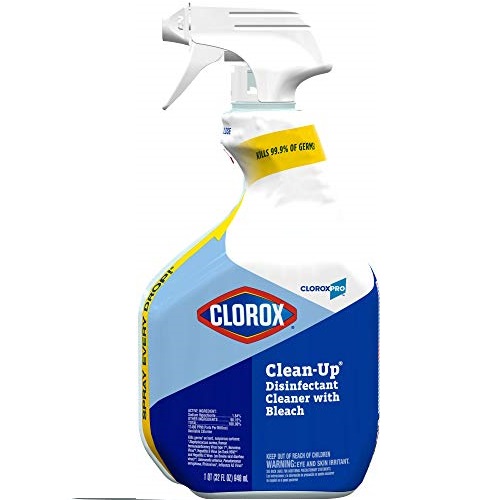 Clorox Clean-Up CloroxPro Disinfectant Cleaner with Bleach Spray, 32 Ounces (35417) Package May Vary, List Price is $11.85, Now Only $4.09
