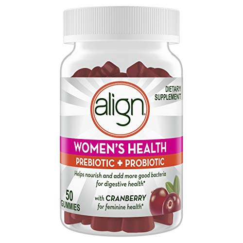 Align Women's Health, Prebiotic + Probiotic, Help Nourish & Add Good Bacteria for Digestive Health, with Cranberry for Feminine Health, 50 gummies, List Price is $19.99, Now Only $11.99