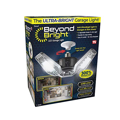 Ontel Beyond Bright LED Ultra-Bright Garage Light, List Price is $29.99, Now Only $16.06