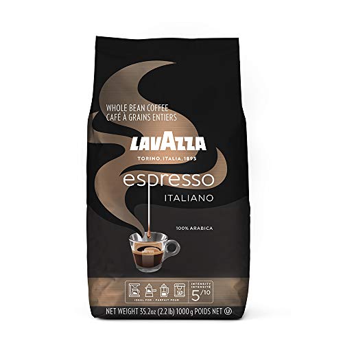 史低价！Lavazza Espresso Italiano 中度烘焙咖啡豆,，2.2磅，现点击coupon后仅售$10.49，免运费！