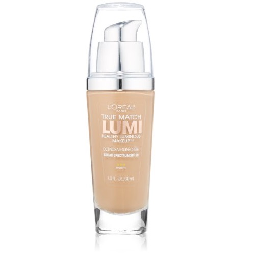 L'Oreal Paris True Match Lumi Healthy Luminous Makeup, W6 Sun Beige, 1 fl. oz.,  Only $5.81