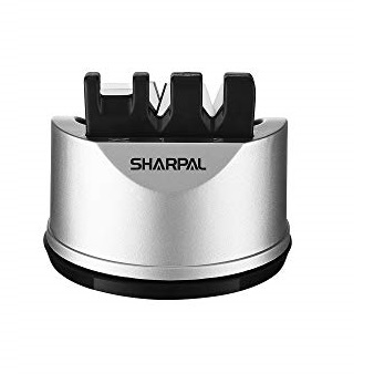 SHARPAL 191H Pocket Kitchen Chef Knife Scissors Sharpener for Straight & Serrated Knives, 3-Stage Knife Sharpening Tool Helps Repair and Restore Blades,  Only $12.74