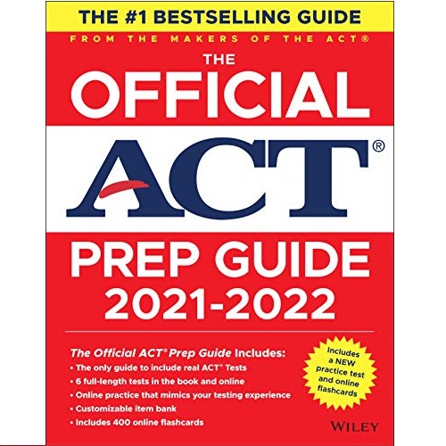 The Official ACT Prep Guide 2021-2022, (Book + 6 Practice Tests + Bonus Online Content), List Price is $39.95, Now Only $33.95, You Save $6.00 (15%)