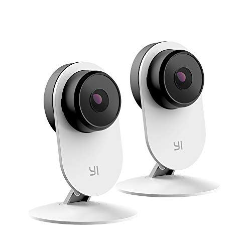 YI 2pc Security Home Camera 3 Baby Monitor, 1080p WiFi Smart Wireless Indoor Nanny IP Cam with Night Vision, 2-Way Audio, Motion Detection, Phone App, Pet Cat Dog Cam -  Only $38.24