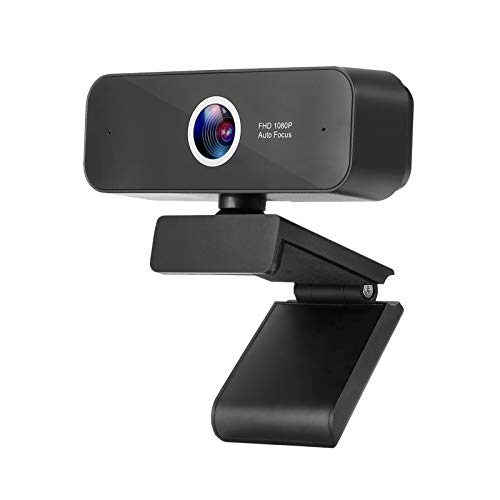 ZUODUN 1080P HD Webcam with Built-in Microphone Autofocus with Privacy Cover for Livestream Gaming Video Calling Online Lessons, Home & Office $15