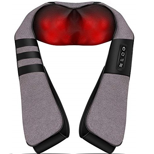 Massagers for Neck and Back Pain Relief,Great Gifts for Women/Men/Dad/Mom Birthday,Shiatsu Shoulder Foot Massager with Heat,Deep Tissue MassageOnly $20