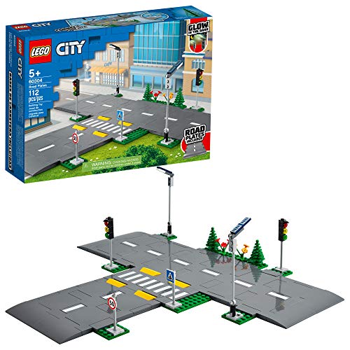 LEGO City Road Plates 60304 Building Kit; Cool Building Toy for Kids, New 2021 (112 Pieces), List Price is $19.99, Now Only $16.00