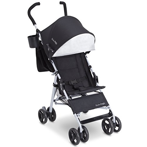 Jeep North Star Stroller – Lightweight Stroller Features Parent Organizer, Cup Holder and Cool-Climate Mesh Seat, Black with Grey, List Price is $54.99, Now Only $44.99, You Save $10.00 (18%)