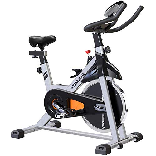 YOSUDA Indoor Cycling Bike Stationary - Cycle Bike with Ipad Mount ＆Comfortable Seat Cushion (Gray), Now Only $219.99