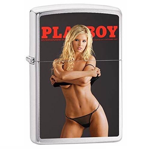 Zippo Playboy Cover September 2007 Pocket Lighter, Brushed Chrome, One Size (200-CI017364),  Only $18.08