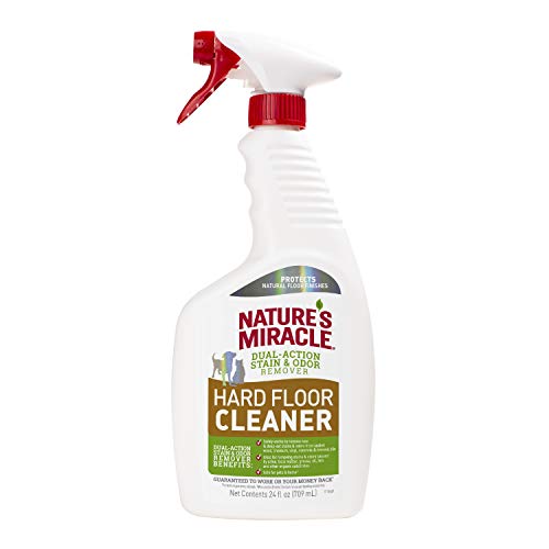 史低價！Nature』s Miracle  硬地板專用寵物氣味污漬清潔噴劑，24 oz，原價$10.99，現僅售$4.49，免運費！