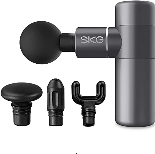 史低价！ SKG F3 便携式迷你筋膜仪，带4个可替换按摩头，原价$99.00，现仅售$49.99，免运费！