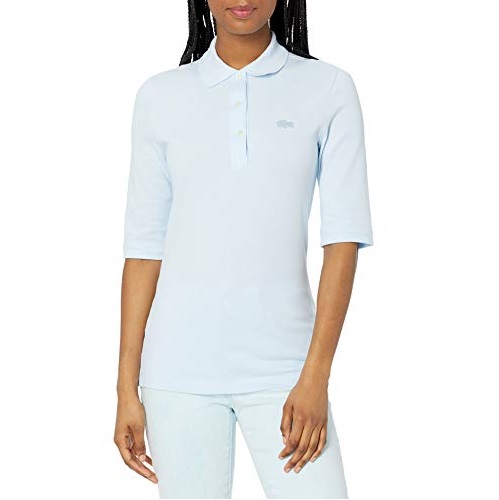 Lacoste Women's 3/4 Sleeve Pique Polo Shirt List Price is $98, Now Only $36.09, You Save $61.91 (63%)