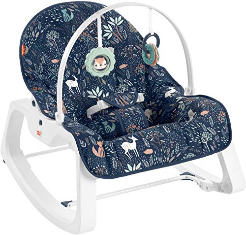 Fisher-Price Infant-to-Toddler Rocker – Moonlight Forest, Baby Rocking Chair with Toys for Soothing or Playtime from Infant to Toddler, List Price is $44.99, Now Only $34.98, You Save $10.01 (22%)