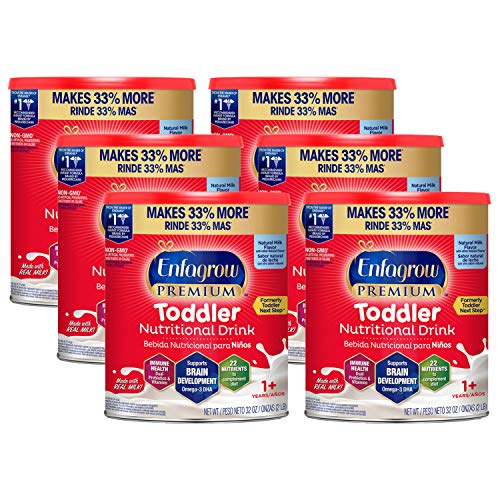Enfamil Enfagrow Premium Toddler Nutritional Drink, 32 oz Powder Can (Pack of 6), List Price is $169.99, Now Only $154.38
