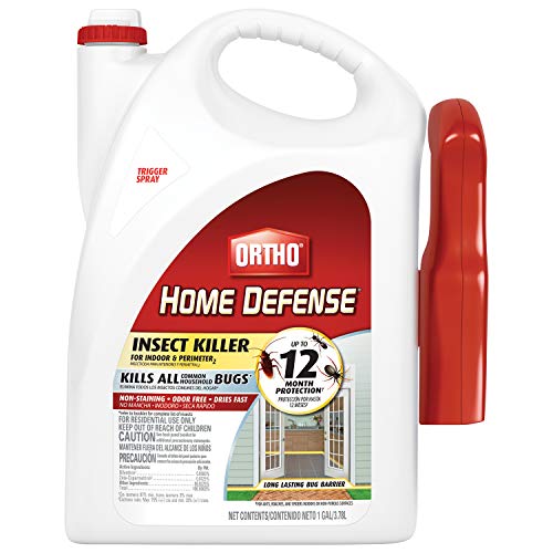 Ortho Home Defense Insect Killer for Indoor & Perimeter2 Ready-To-Use - With Trigger Sprayer, Long-Lasting Control, Kills Ants, Cockroaches, Spiders, Fleas & Ticks, Odor Free, 1 gal., Only $7.88