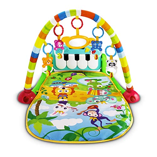 UNIH Baby Gym Play Mats, Kick and Play Piano Gym Activity Center for Infants, List Price is $49.99, Now Only $24.47