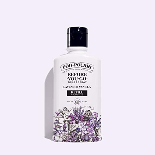Poo-Pourri Before-You-go Toilet Spray Refill (Sprayer not Included), Lavender Vanilla Scent, 9 Fl Oz, List Price is $19.99, Now Only $8.1, You Save $11.89 (59%)