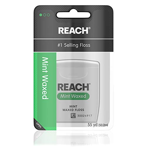 Reach Waxed Dental Floss, Mint, Mint, Mint, 1 Count, List Price is $1.86, Now Only $0.68