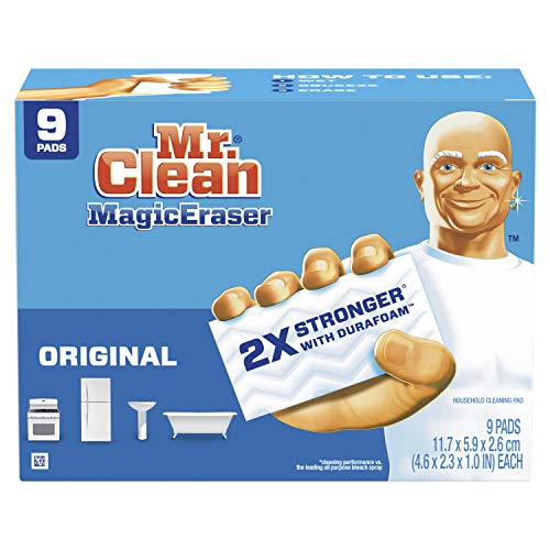 Mr Clean  強效魔法清潔海綿，9個裝，原價$9.58，現僅售$6.62，免運費！