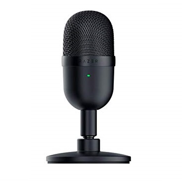 Razer Seiren Mini USB Streaming Microphone: Precise Supercardioid Pickup Pattern - Professional Recording Quality - Ultra-Compact Build - Heavy-Duty Tilting Stand - Shock Resistant Only $34.99