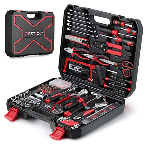 218-Piece Household Tool kit,Auto Repair Tool Set, EASTVOLT Tool kits for Homeowner, General Household Hand Tool Set with Hammer, Plier, Screwdriver Set, Socket Kit , EVHT21801,  Only $61.99