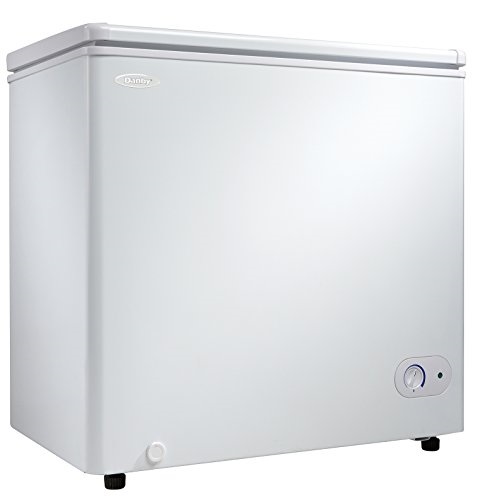 Danby DCF055A2WDB-3 5.5 Cu.Ft. Garage Ready Chest Freezer with Basket and Front-Mount Thermostat, in White, List Price is $339.99, Now Only $244.95, You Save $95.04 (28%)