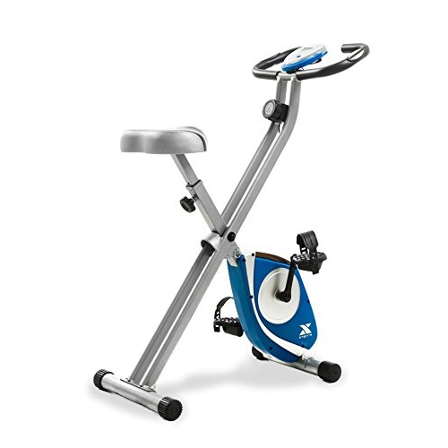 XTERRA Fitness FB150 Folding Exercise Bike, Silver, 31.5L x 18W x 45.3H in., List Price is $179.99, Now Only $113.27, You Save $66.72 (37%)