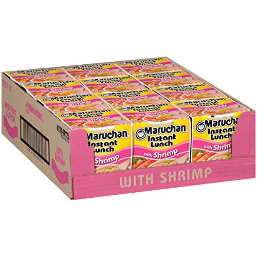 Maruchan Instant Lunch Shrimp Flavor, 2.25 Oz, Pack of 12, List Price is $5.04
