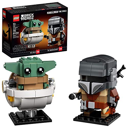 LEGO BrickHeadz Star Wars The Mandalorian & The Child 75317 Building Kit, Toy for Kids and Any Star Wars Fan Featuring Buildable The Mandalorian and The Child Figures, 295 Pieces,Only $15.99