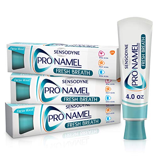 Pronamel Sensodyne xFresh Breath Enamel Toothpaste for Sensitive Teeth, to Reharden and Strengthen Enamel, Fresh Wave, Mint, Pack of 3, 12 Ounce,  Only $12.43