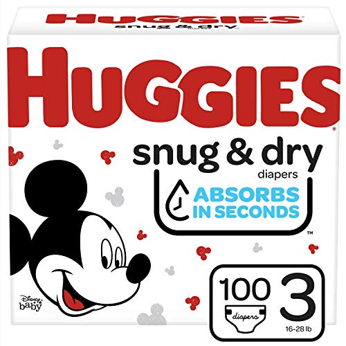 Huggies Snug & Dry Diapers, Size 3, 100 Ct, Now Only $22.79