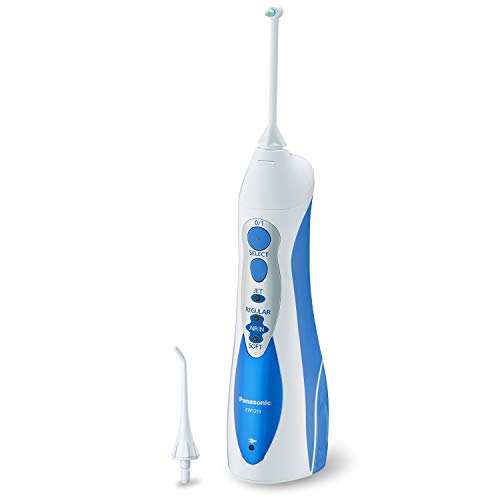 Panasonic Professional Water Flosser for Braces, 2-in-1 Cordless, Portable Oral Irrigator with Water Jet Nozzle & Tuft Brush, EW1213A, Now Only$61.56