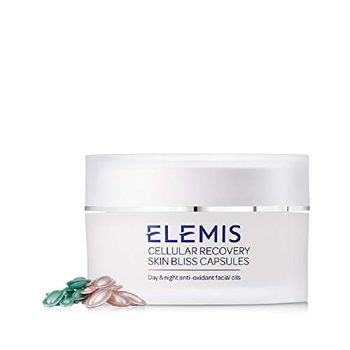 ELEMIS Cellular Recovery Skin Bliss Capsules | Antioxidant-Rich Anti-Aging Day and Night Face Oils Purify, Replenish, and Nourish the Skin | 60 Count, List Price is $109.00, Now Only $67.31