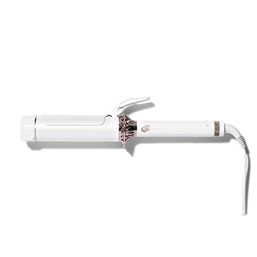 T3 Micro - BodyWaver 1.75” Custom Blend Ceramic Iron with Hollow Clip Barrel for Professional Hair Styling Tool for Salon Worthy Blowouts & Big Polished Waves & Loose Curls White/Rose Gold,  Only $12