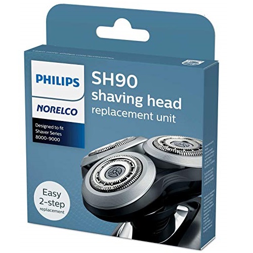 史低价！Philips Norelco飞利浦 SH90/72替换刀头，适用于9000系列剃须刀，现仅售$46.00，免运费