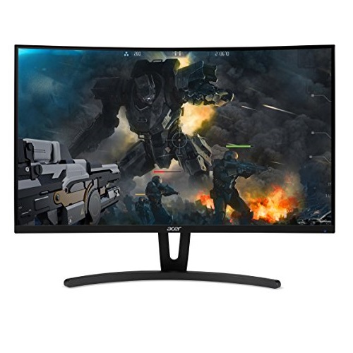 Acer Gaming Monitor 27” Curved ED273 Abidpx 1920 x 1080 144Hz Refresh Rate G-SYNC Compatible (Display Port, HDMI & DVI Ports) Black, List Price is $279.99, Now Only $179.99
