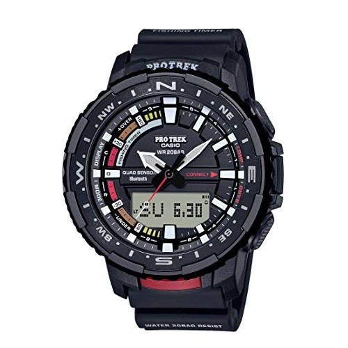 Casio Men's Pro Trek Quartz Sport Watch with Resin Strap, Black, 22.5 (Model: PRT-B70-1CR), List Price is $240, Now Only $136.79