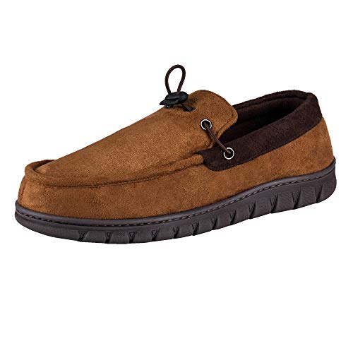 Dickies Men's Moccasin Slipper Venetian House Shoe With Indoor Outdoor Memory Foam Sole, List Price is $24.99, Now Only $12.5, You Save $12.49 (50%)