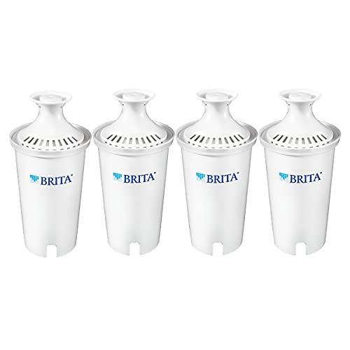 Brita 碧然德净水器标准滤芯 4个装，原价$21.79，现点击coupon后仅售$15.23，免运费！