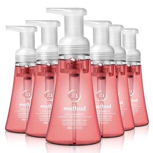 Method Foaming Hand Soap, Pink Grapefruit, 10 oz, 6 pack, Packaging May Vary, Only $12.99