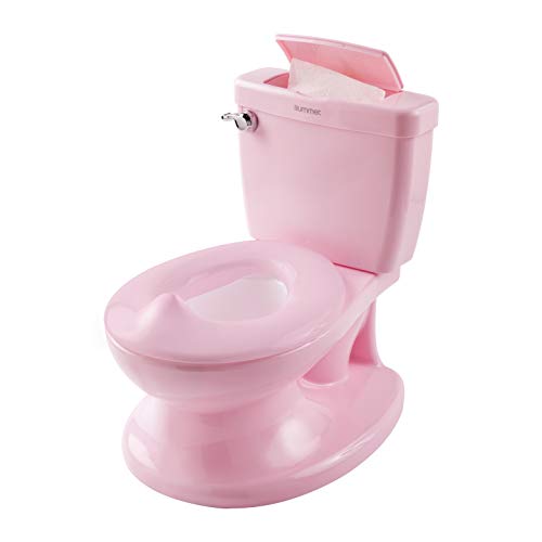 Summer Infant My Size Potty (Pink) - Training Toilet for Toddler Girls - with Flushing Sounds and Wipe Dispenser, List Price is $34.99, Now Only $26.78, You Save $8.21 (23%)