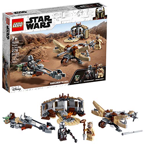 LEGO Star Wars: The Mandalorian Trouble on Tatooine 75299 Awesome Toy Building Kit for Kids Featuring The Child, New 2021 (277 Pieces), List Price is $29.99, Now Only $23.99